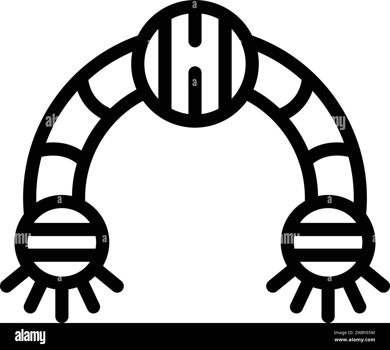 Dog toy icon outline vector. Course dog school. Canine walk Stock