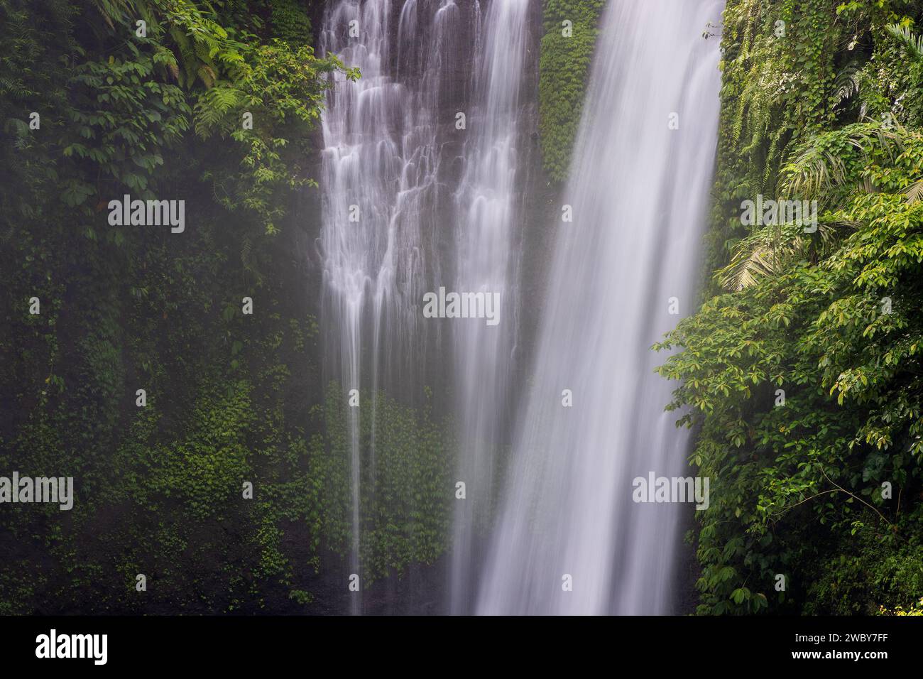 Aling Aling Waterfall in Bali Island, Indonesia Stock Photo - Alamy
