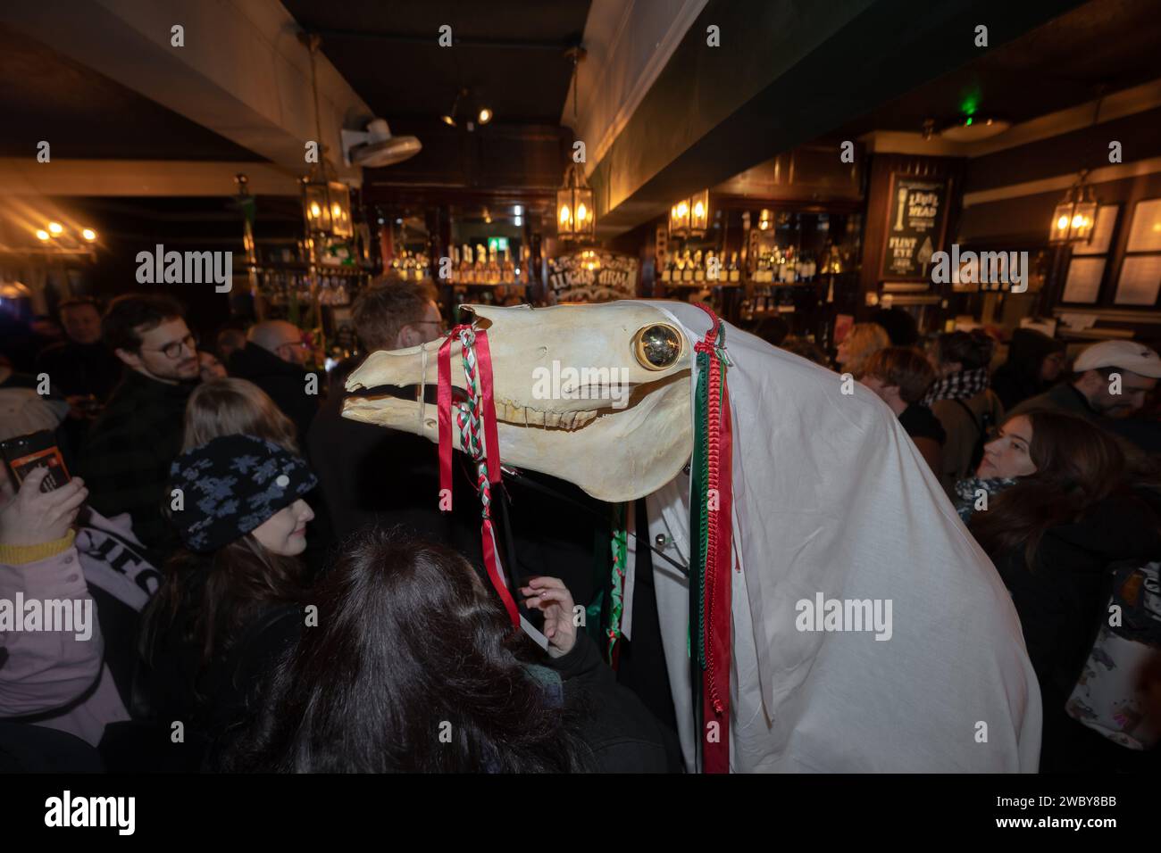 London, UK. 12th January 2024. Welsh New Year tradition ‘Hen Galan