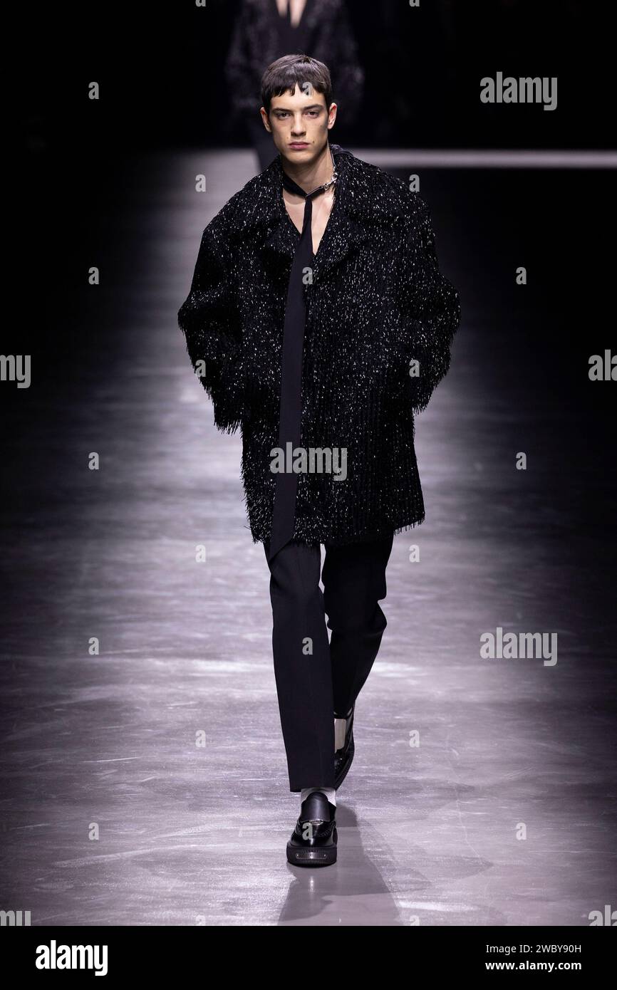 Milan, Italien. 12th Jan, 2024. GUCCI Fall/Winter 2024-2025 Runway ...
