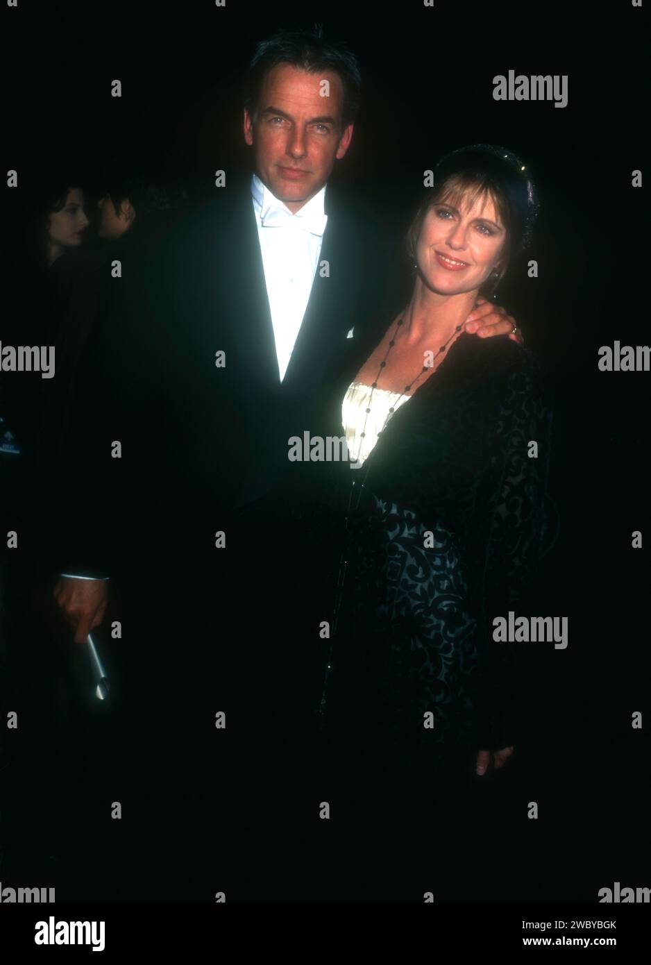 Los Angeles, California, USA 16th November 1996 Actor Mark Harmon and Actress Pam Dawber attend the 18th Annual CableACE Awards at The Wiltern on November 16, 1996 in Los Angeles, California, USA. Photo by Barry King/Alamy Stock Photo Stock Photo