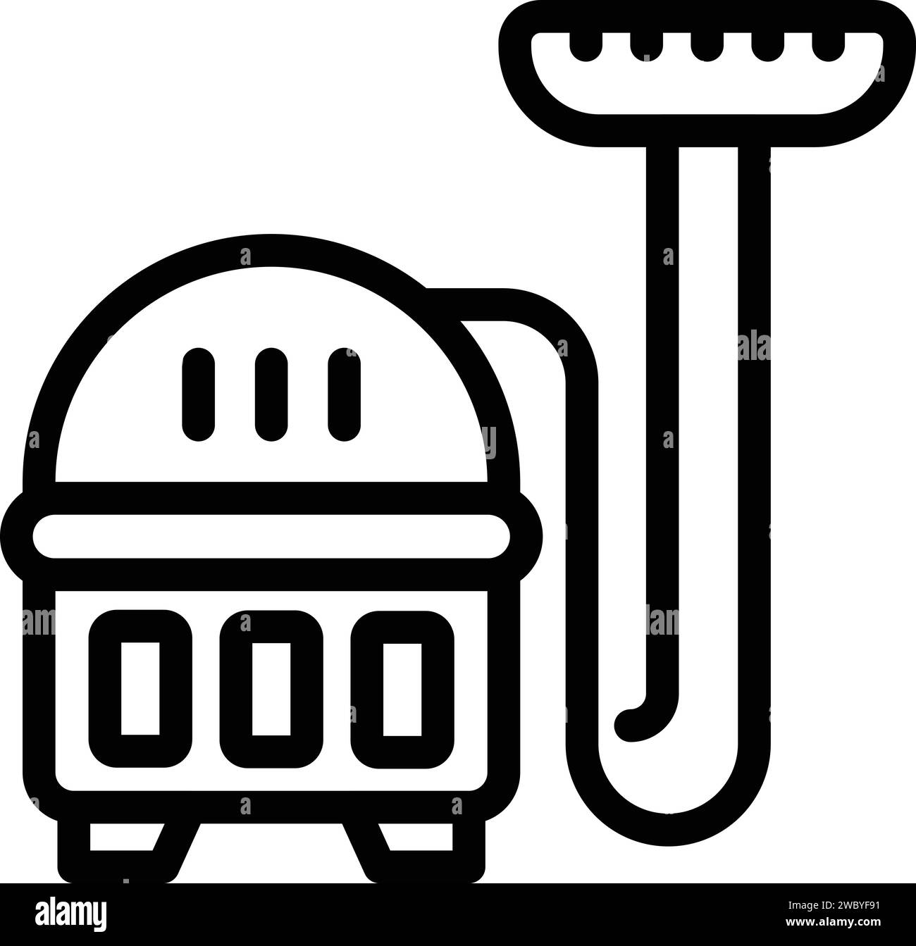 Pavement vacuum cleaner Black and White Stock Photos & Images - Alamy