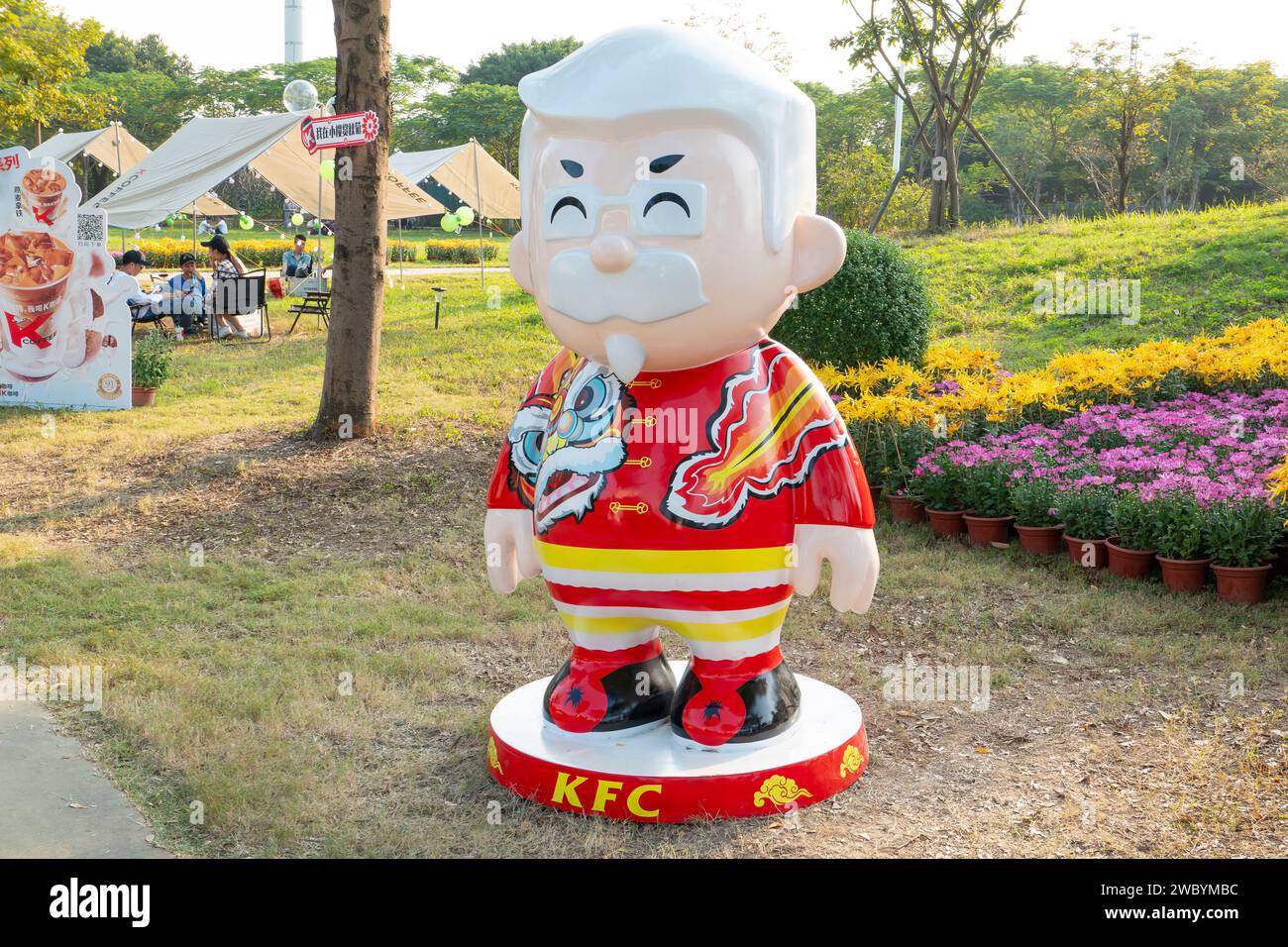 ZHONGSHAN GUANGDONG China November 26 2023 KFC s Founder Colonel 