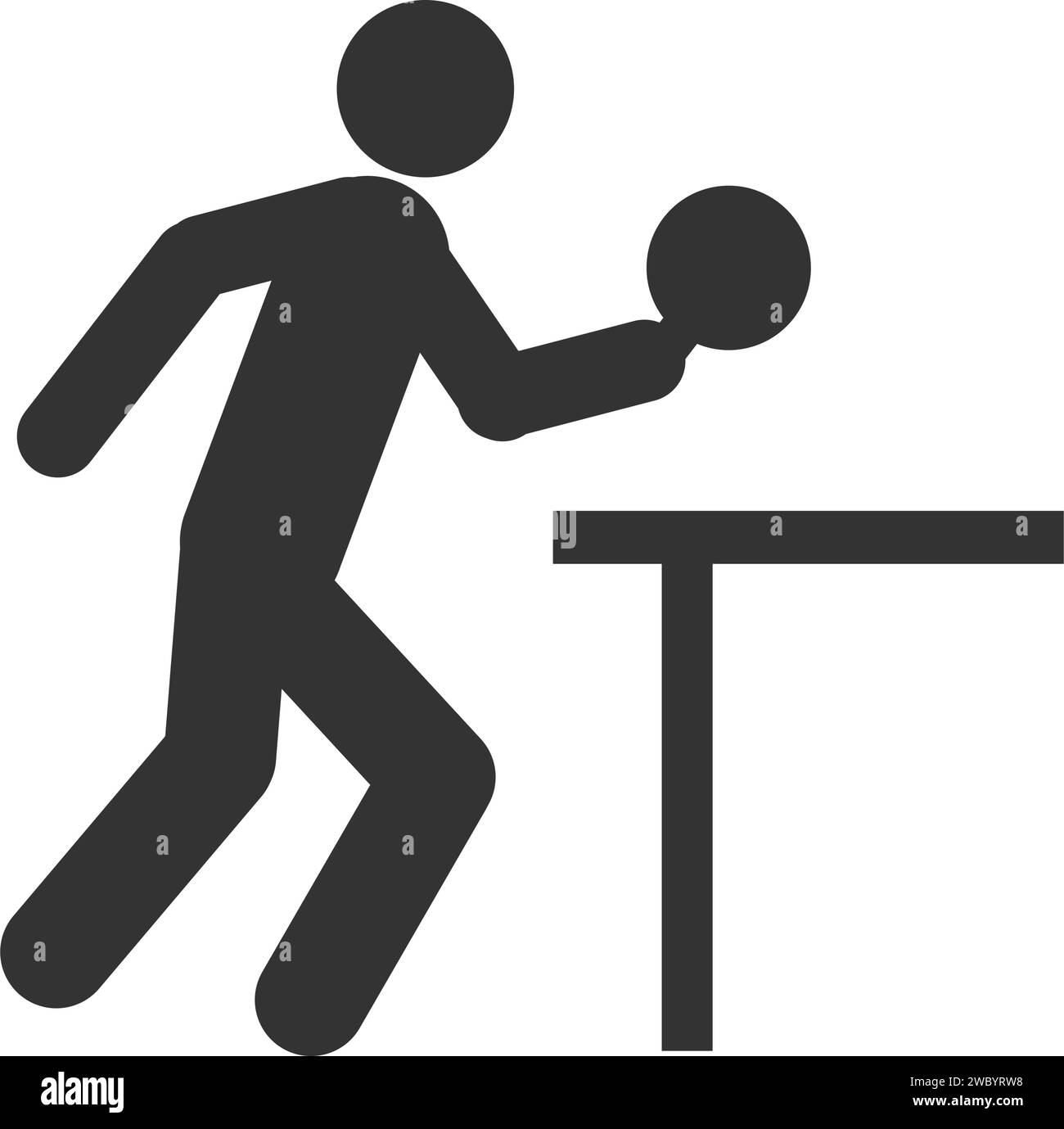 table tennis sport icon vector illustration design Stock Vector