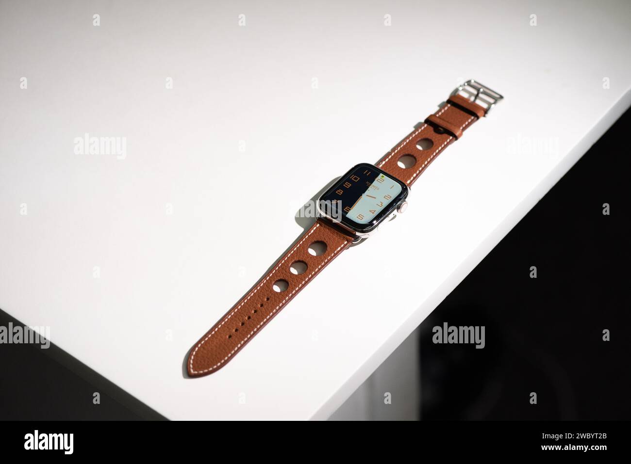 HCMC, VN - Nov 2023. Apple Watch Edition Series 3 for editorial use Stock Photo