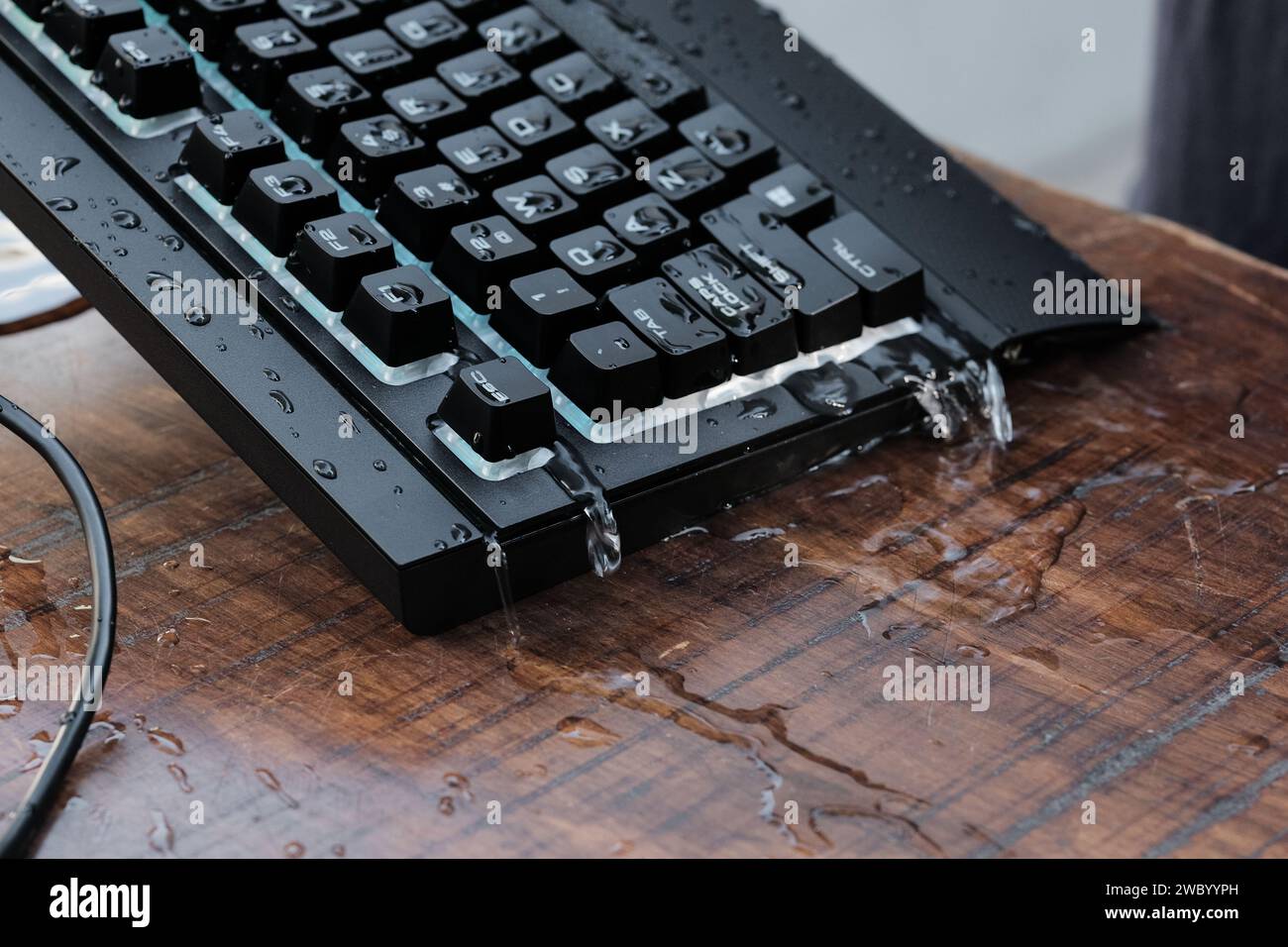 HCMC, VN Dec 2023. Corsair keyboard waterproof Stock Photo Alamy