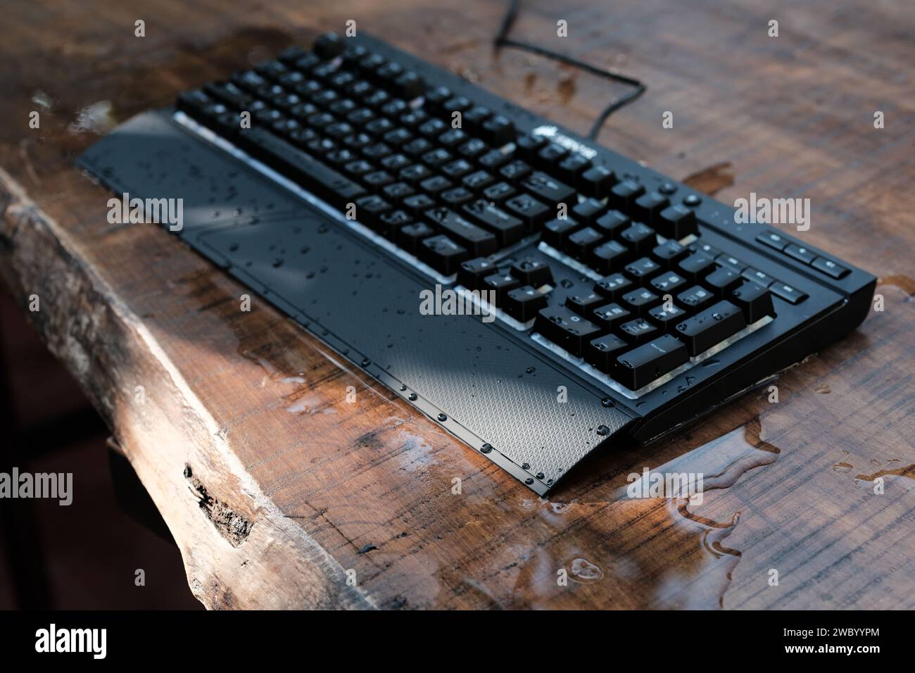 HCMC, VN Dec 2023. Corsair keyboard waterproof Stock Photo Alamy