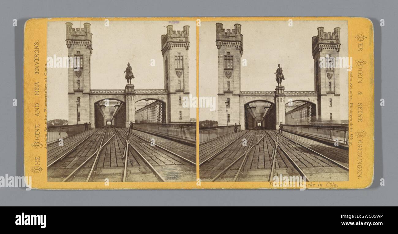 Photo Vintage CDV Cathédrale De Cologne Par Anselm Schmitz - Tirage Albuminé Circa 1860