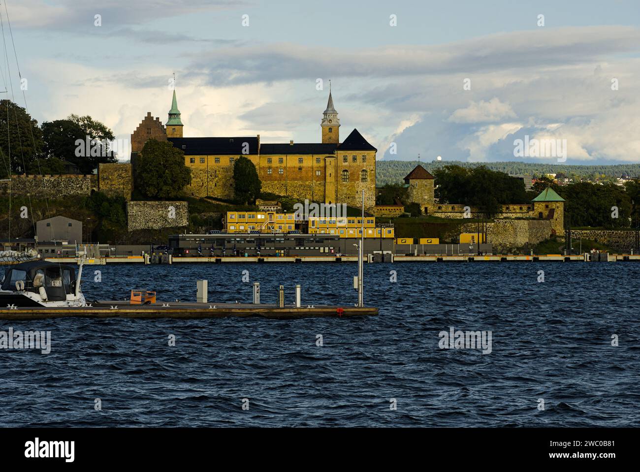 Waterfront fjord in Oslo, Norway Stock Photo