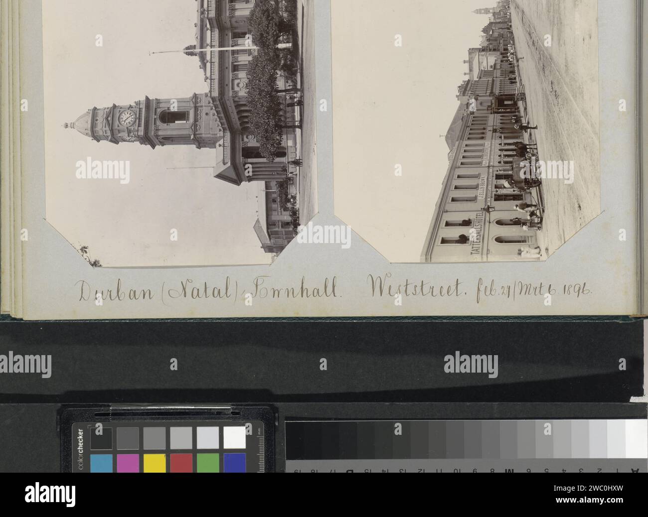 View of the town hall of Durban in South Africa, Anonymous, 1896