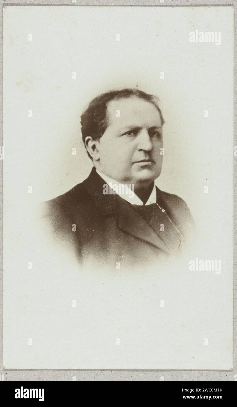 Portrait of Dr. Abraham Kuyper, Anonymous, 1880 1920 photograph