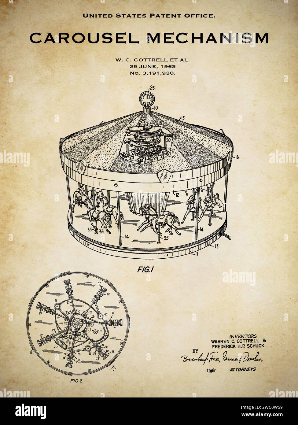 1965 illustration drawing hi-res stock photography and images - Alamy