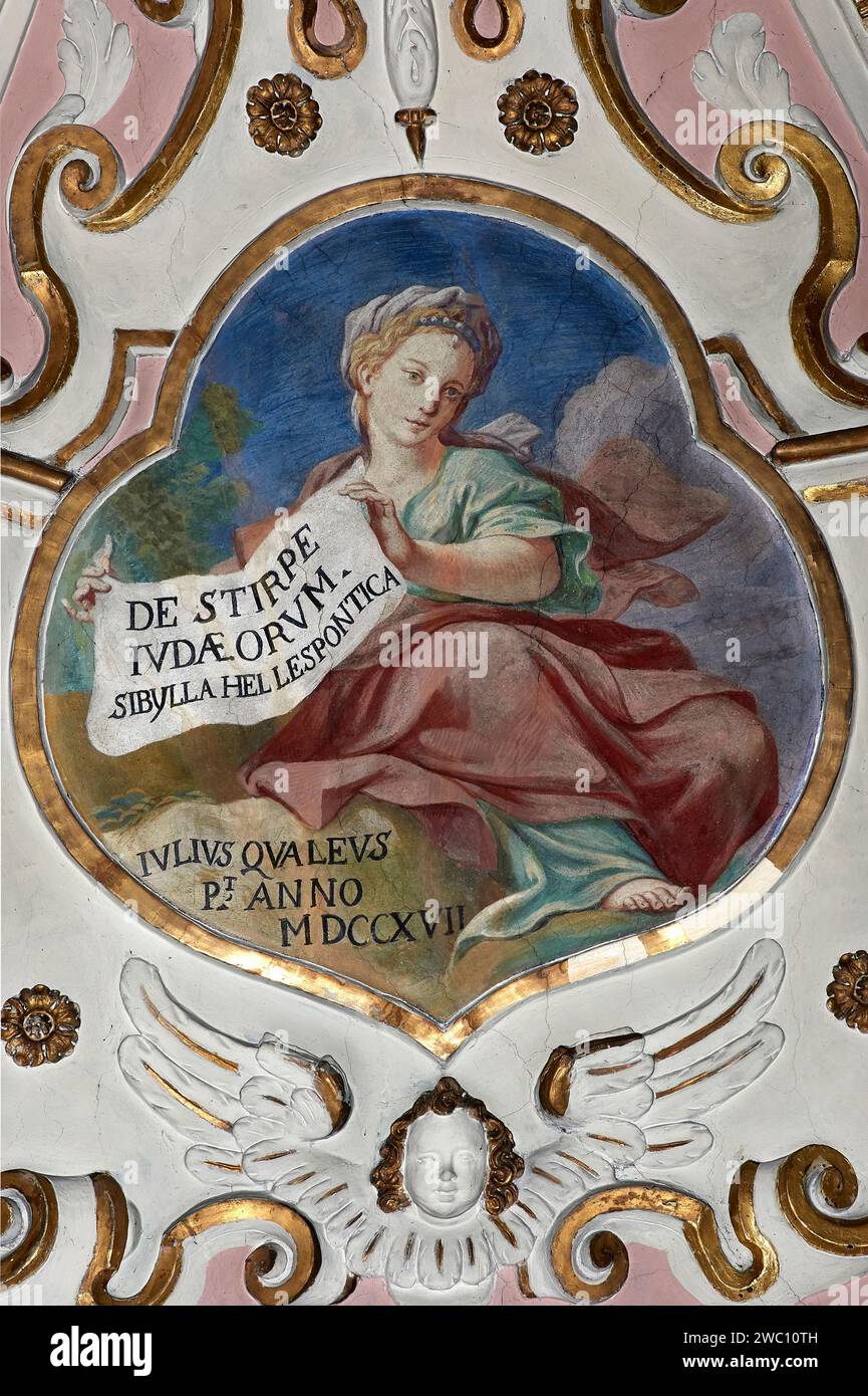 Sibilla ellespontica affresco Giulio Quaglio 1717 Sforzatica