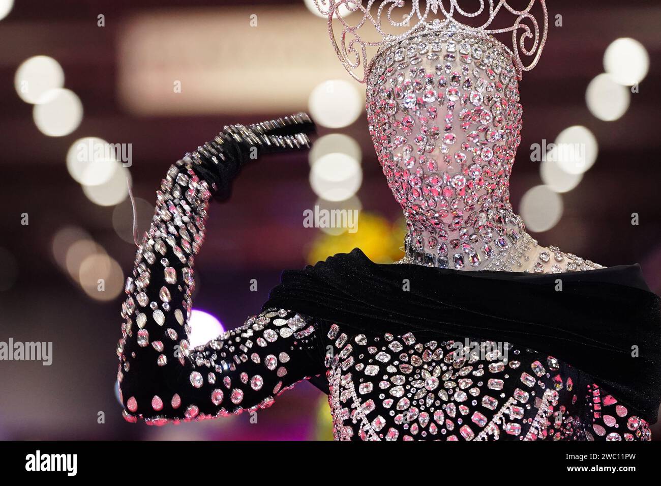 An act during the opening of RuPaul's DragCon UK 2024 at ExCeL London