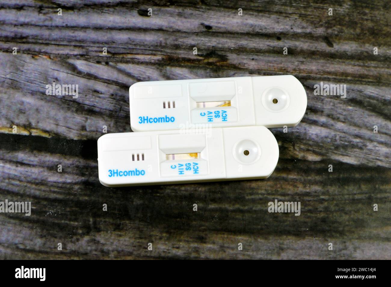 Cairo, Egypt, January 11 2024 Artron Rapid blood test cassette kit for