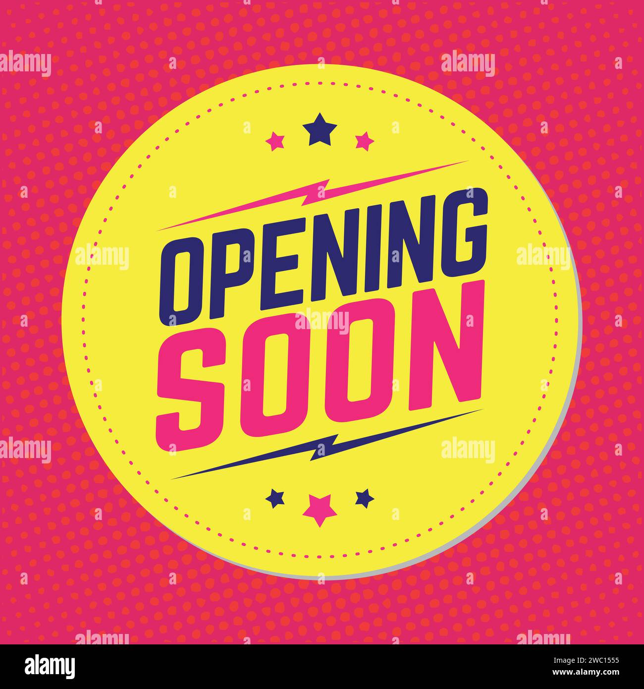 Openning soon bubble speech pop art style vector image Stock Vector