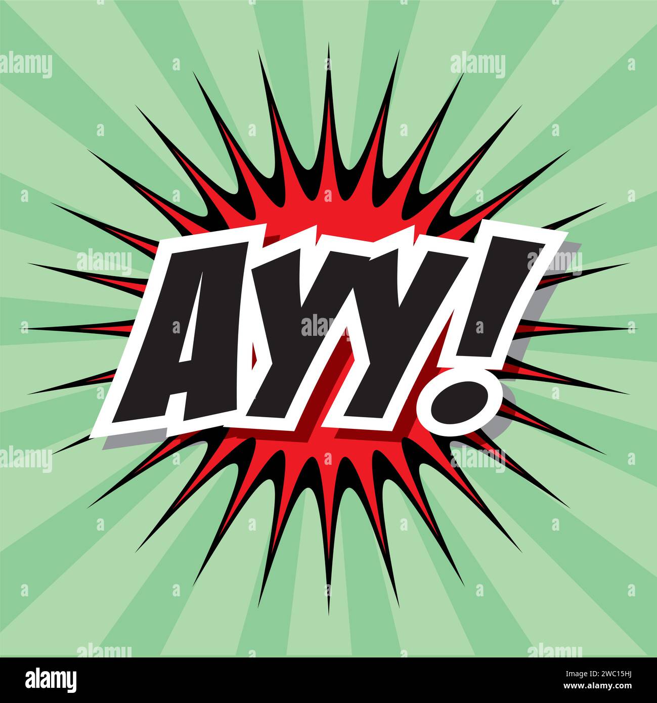 Wham comic book text sound hi-res stock photography and images - Alamy