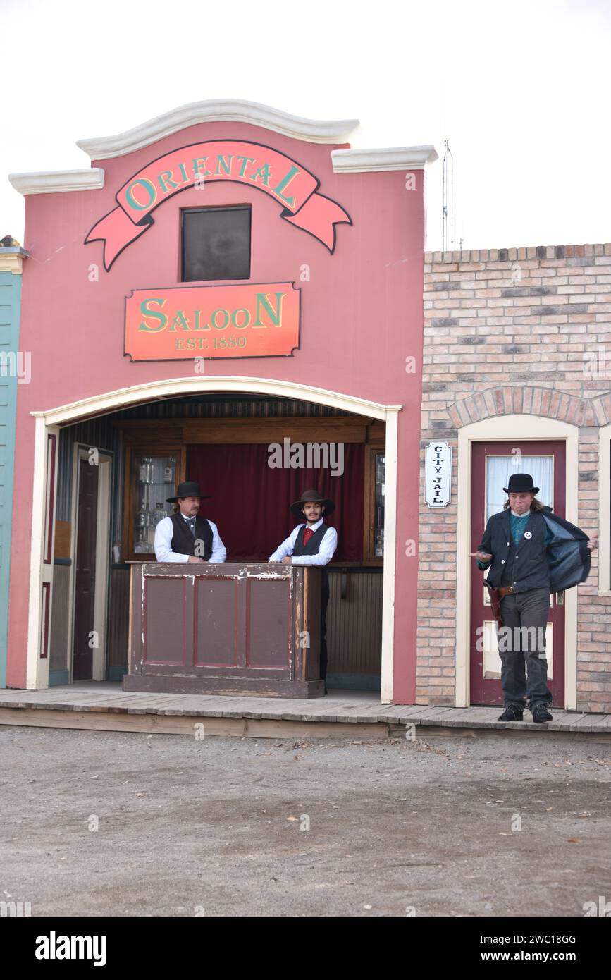 Tombstone, AZ. U.S.A. 12/30/2023. The O.K. Corral Historic Complex