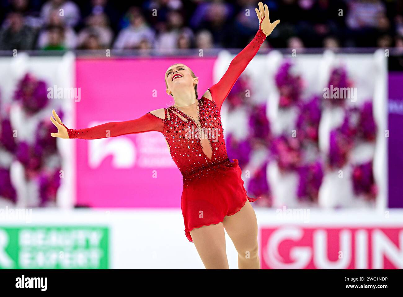 Emmi PELTONEN (FIN), during Women Free Skating, at the ISU European