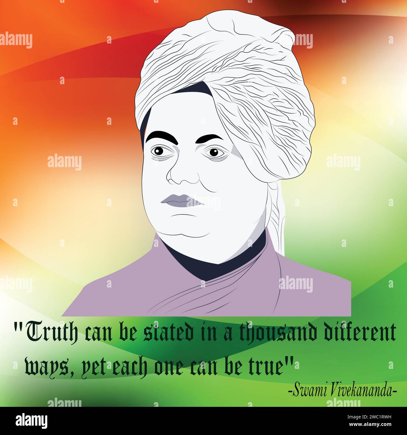 Swami vivekananda Stock Vector Images Alamy