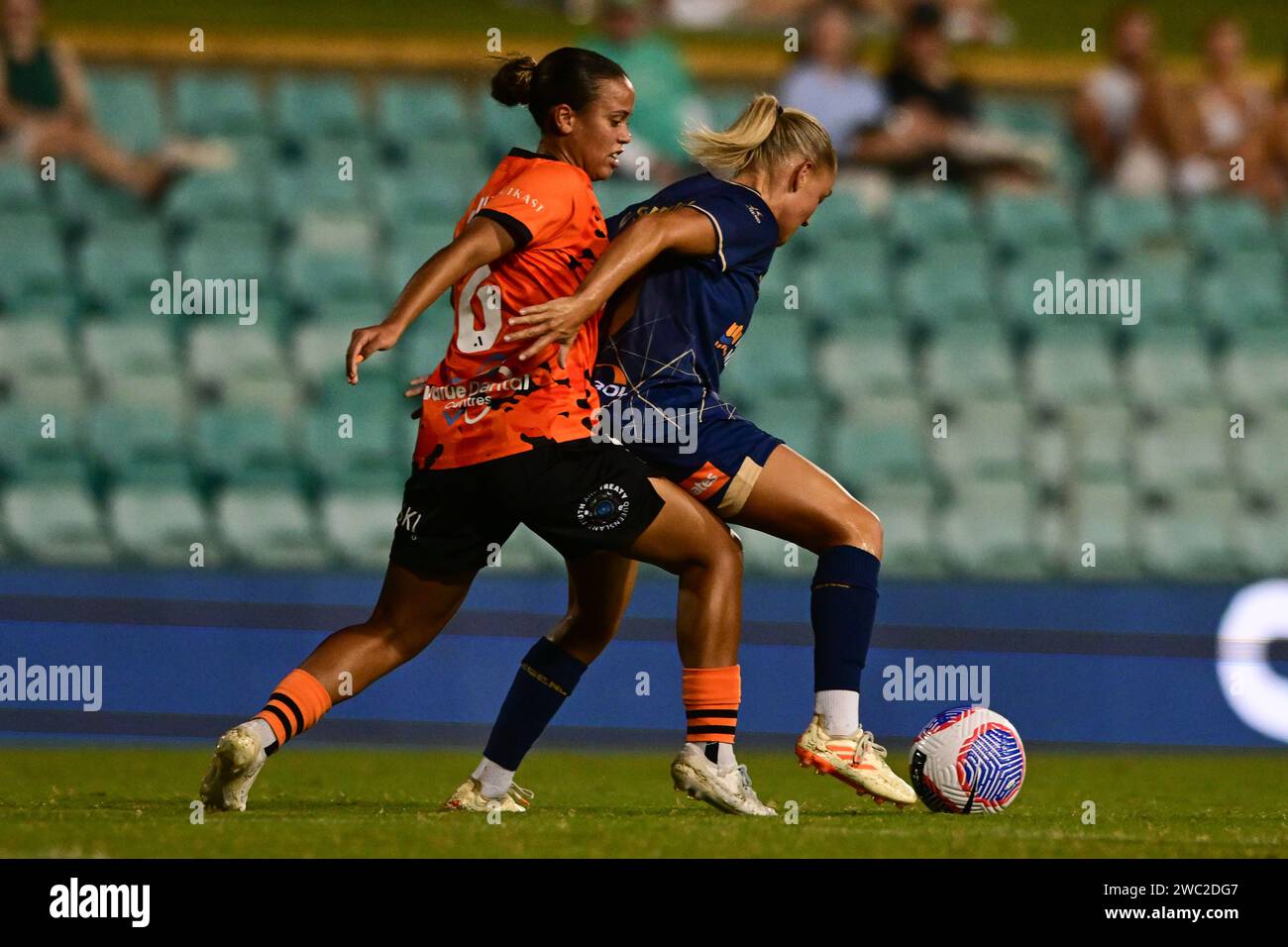 Lilyfield, Australia. 13th Jan, 2024. Holly McQueen (L) of Brisbane