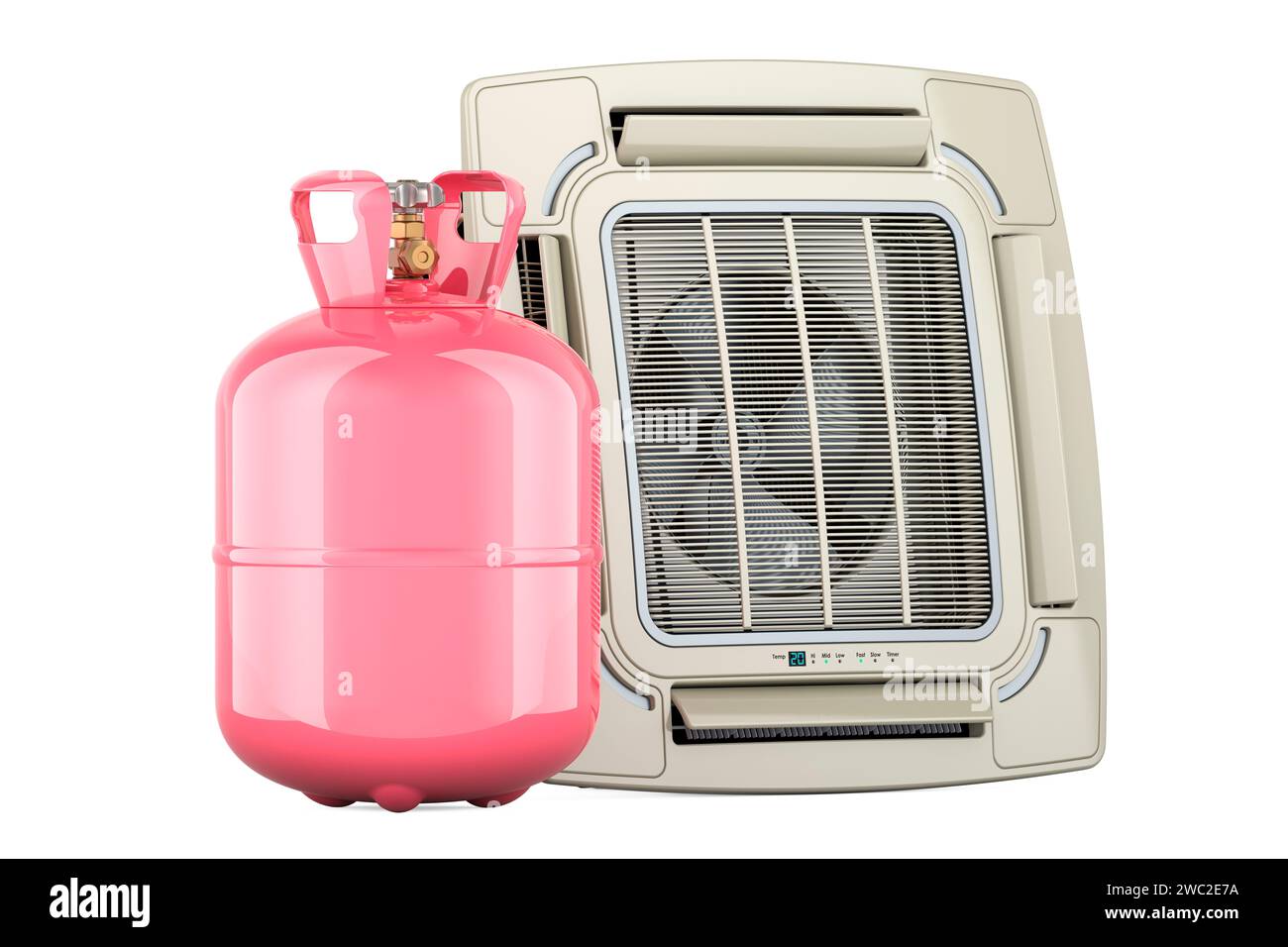 AC Refrigerant, refrigerant recharge in ceiling cassette unit, indoor