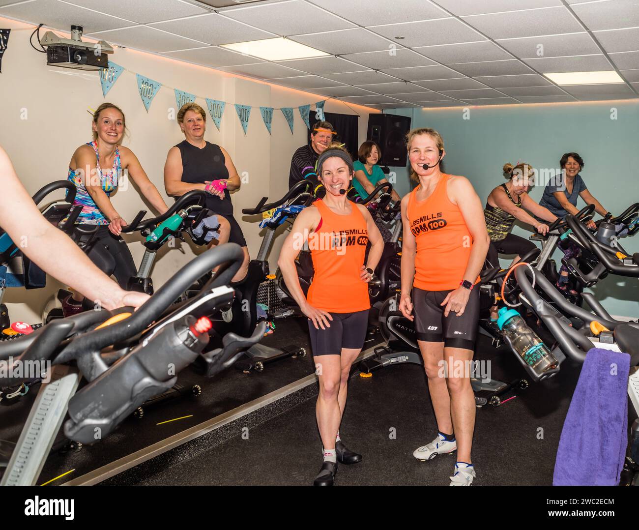Cranford Sports Centre Cycle Club Anniversary Stock Photo Alamy