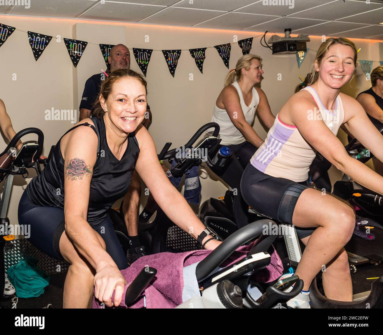 Cranford Sports Centre Cycle Club Anniversary Stock Photo Alamy
