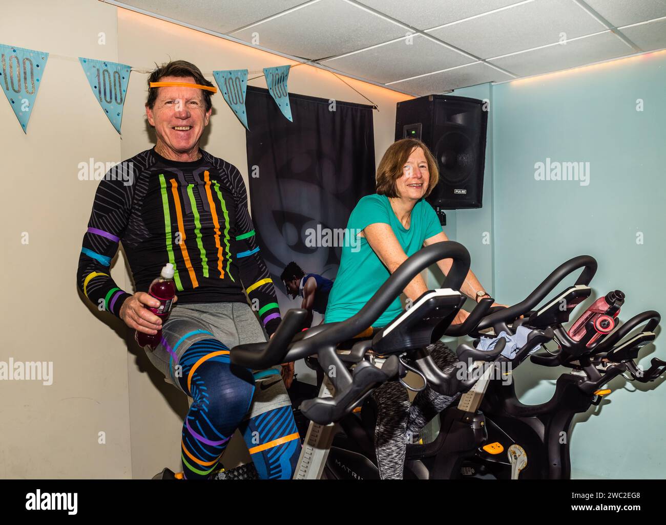 Cranford Sports Centre Cycle Club Anniversary Stock Photo Alamy