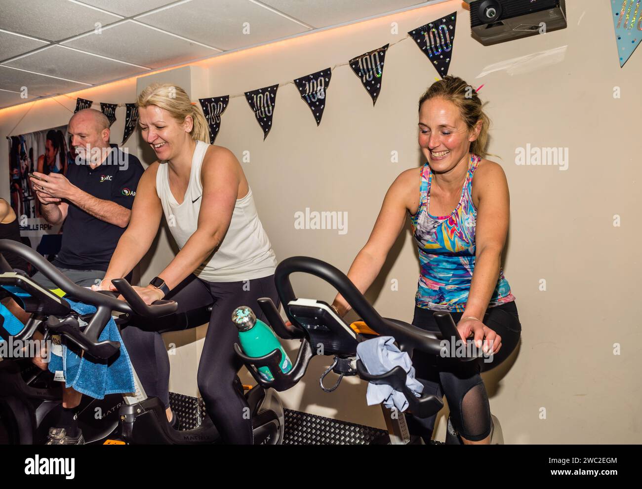 Cranford Sports Centre Cycle Club Anniversary Stock Photo Alamy