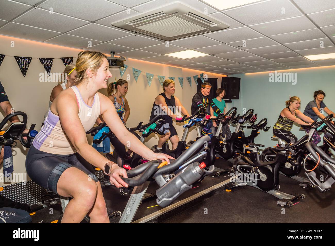 Cranford Sports Centre Cycle Club Anniversary Stock Photo Alamy