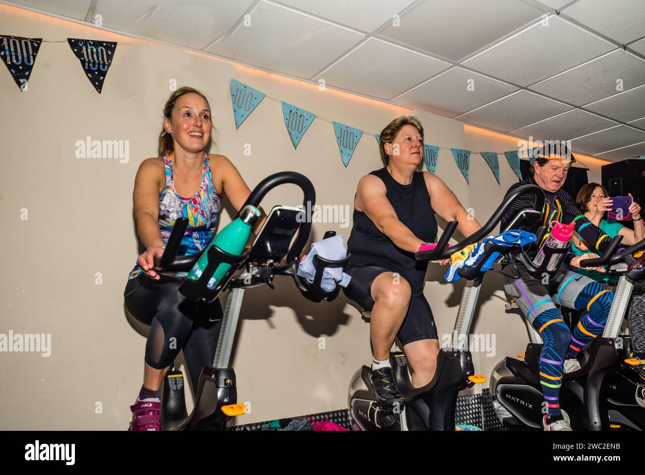 Cranford Sports Centre Cycle Club Anniversary Stock Photo Alamy