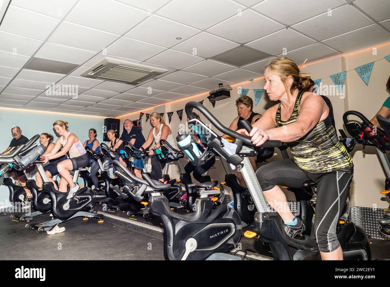 Cranford Sports Centre Cycle Club Anniversary Stock Photo Alamy