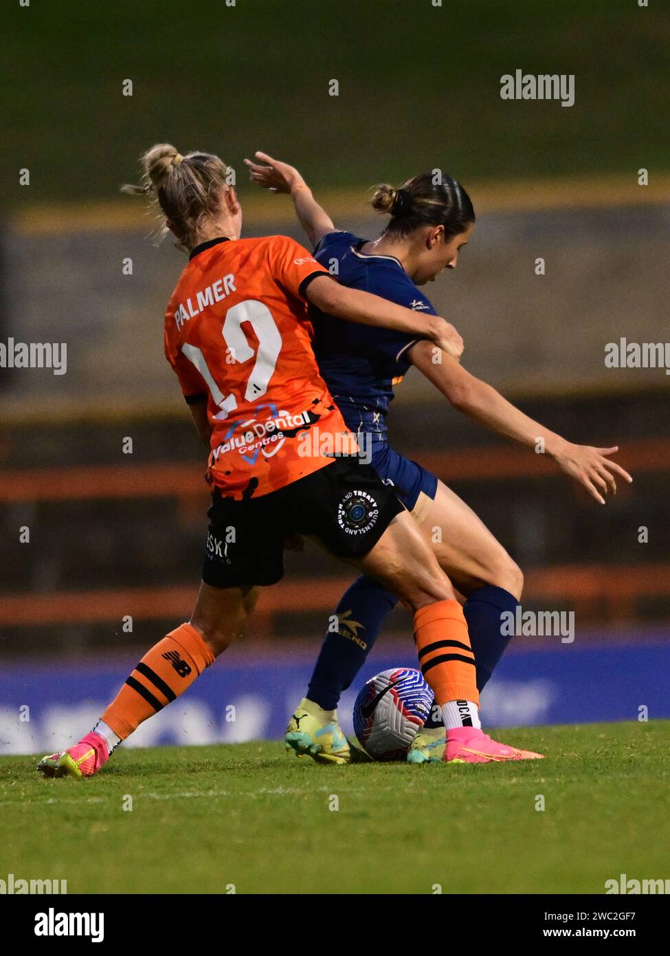 Lilyfield, Australia. 13th Jan, 2025. Hollie Palmer (L) of Brisbane