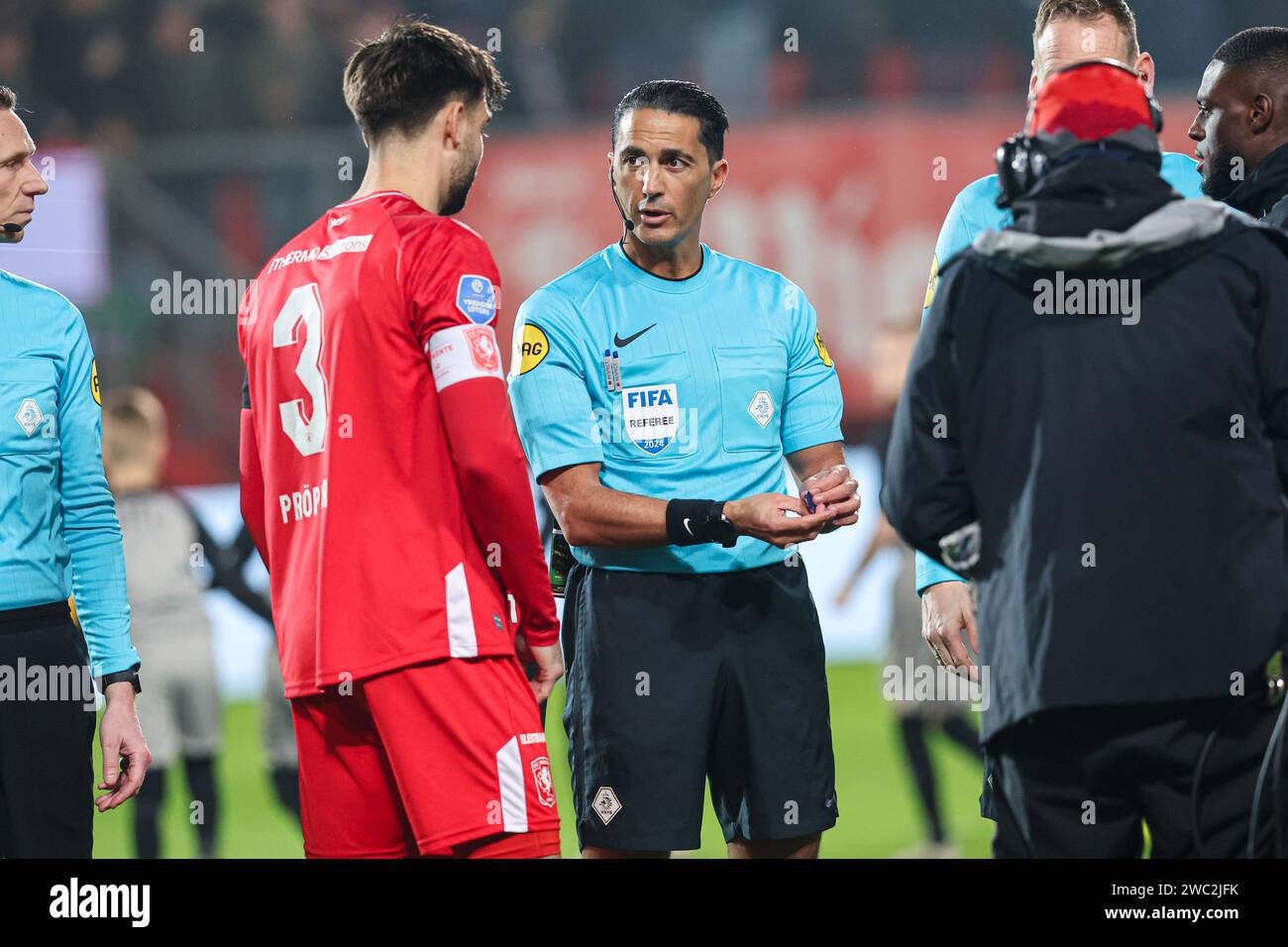 Robin Propper Enschede, The Netherlands. 13th Jan, 2024. ENSCHEDE, THE NETHERLANDS ...