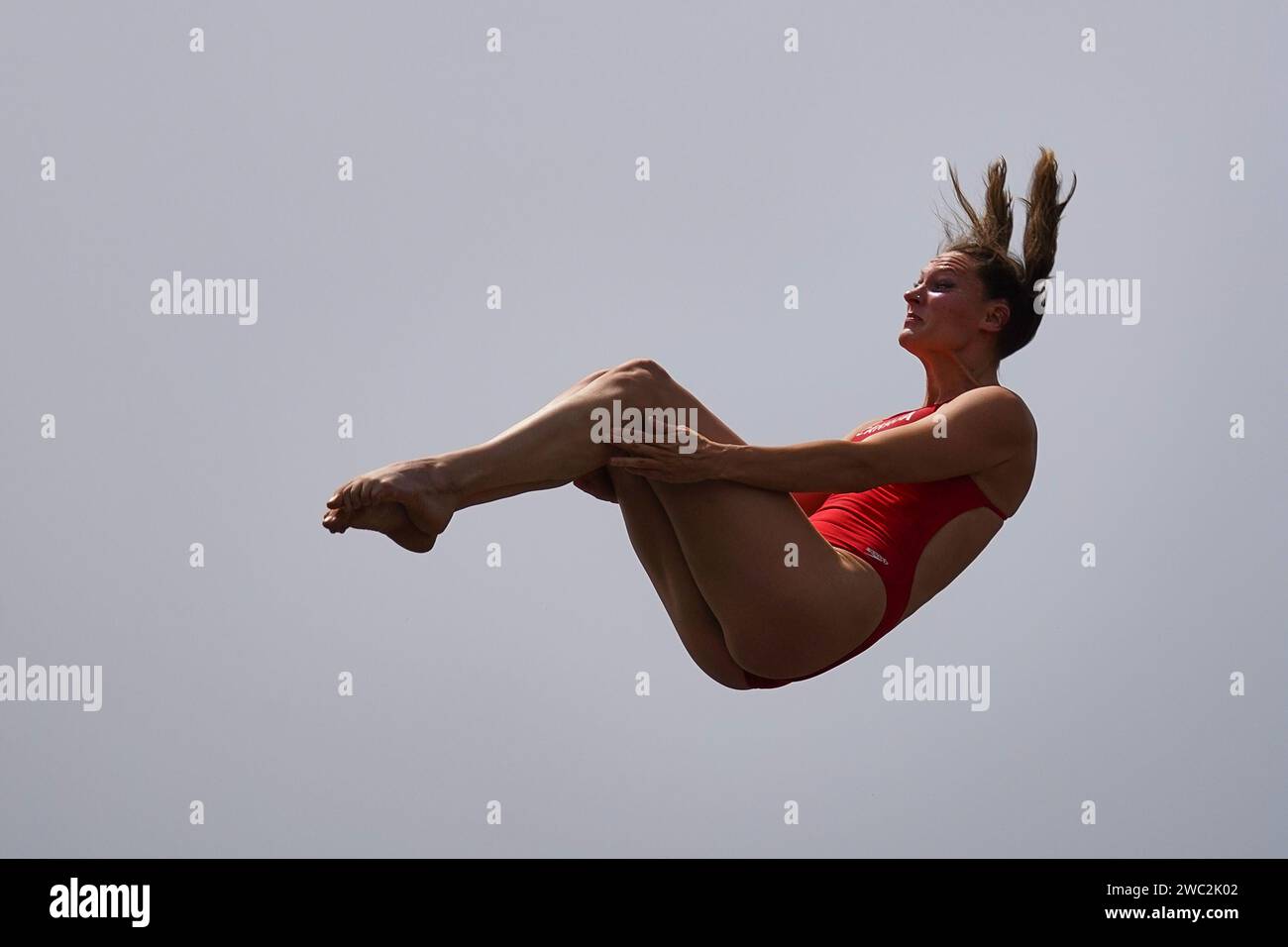 Red bull cliff diving Paris 2022 Stock Photo Alamy