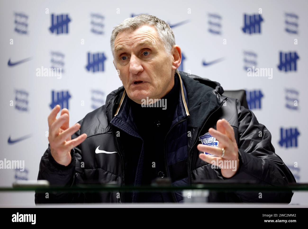 Birmingham City Manager Tony Mowbray During A Press Conference After ...