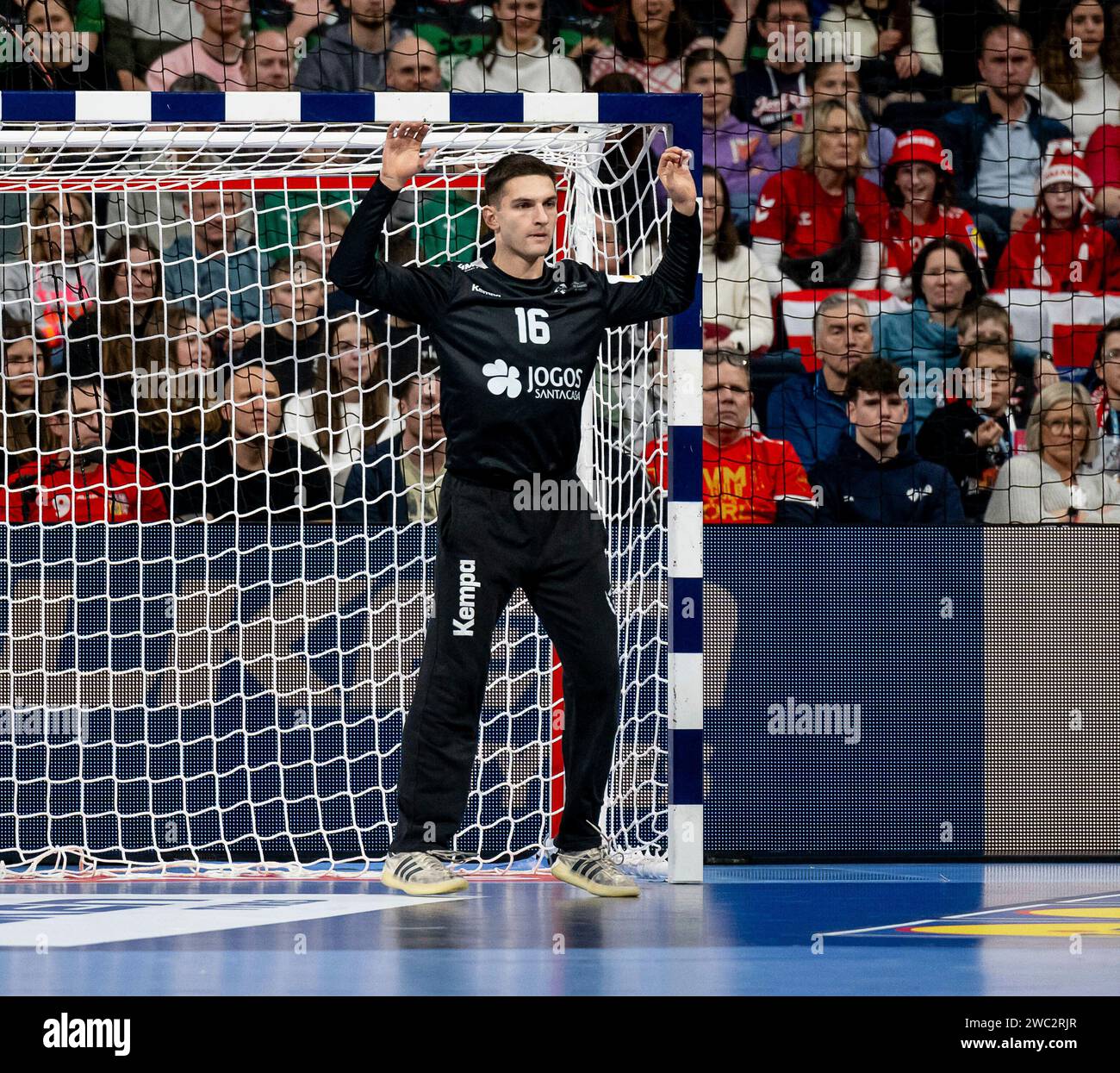 Muenchen, Deutschland. 13th Jan, 2024. Diogo Rema Marques (Torwart 