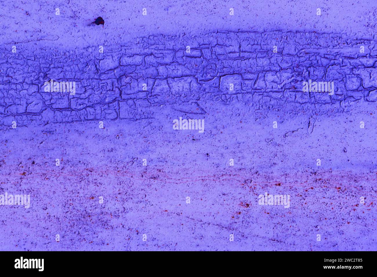 Rusty metal flaking paint. Texture for design with copy space. Stock Photo