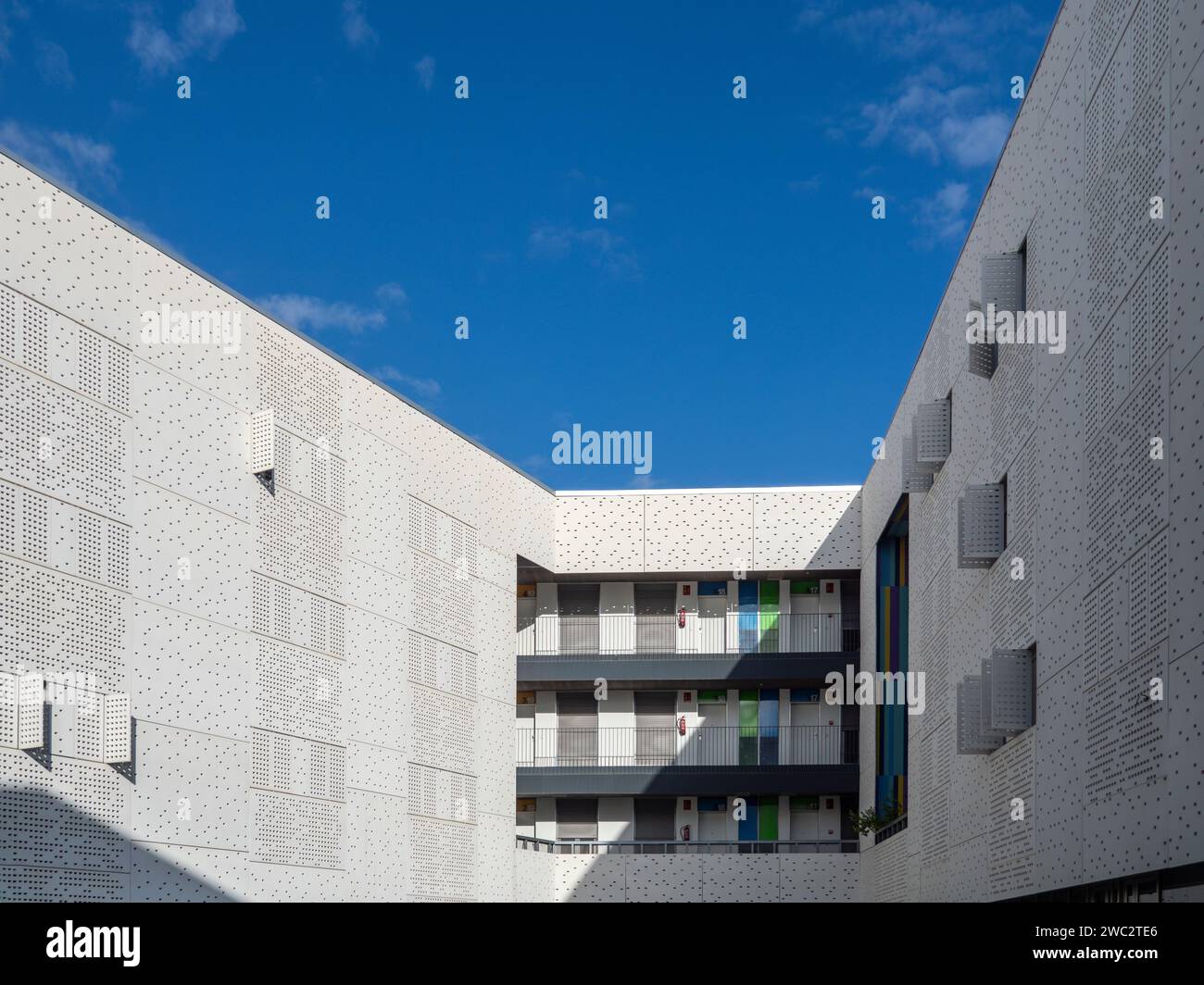 Contemporary architecture at Jaen University Stock Photo