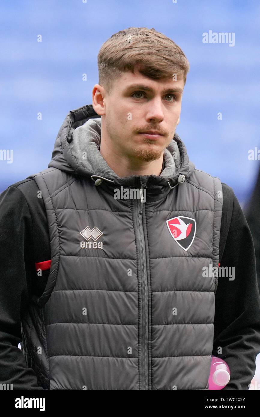 Lloyd of Cheltenham Town inspects the pitch before the Sky Bet