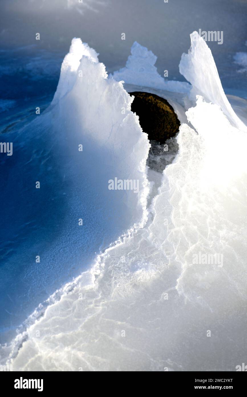 Ice - (sea water) Stock Photo