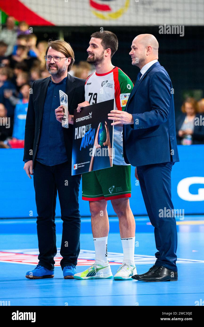 Munich, Germany. 13th Jan, 2024. Handball European Championship, Czech