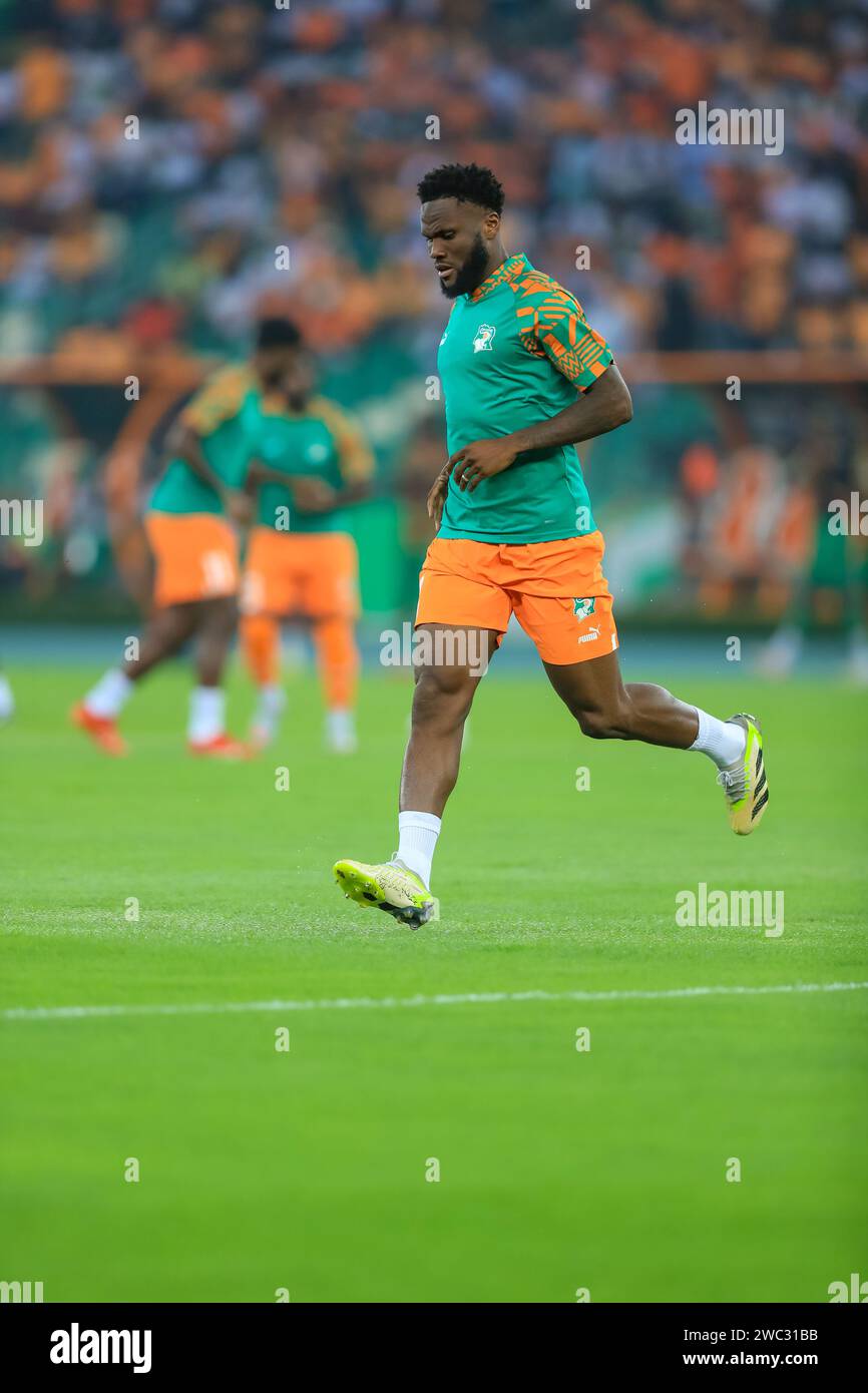Abidjan, Nigeria. 13 Jan 2024. Ivory Coast vs Guinea Bissau. African