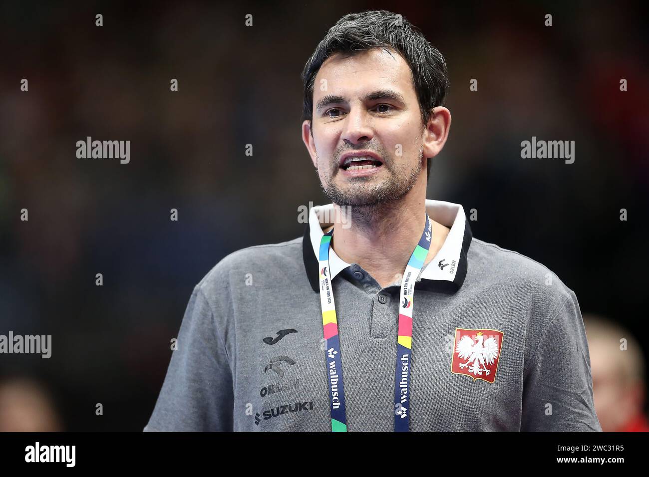 Berlin, Germany. 13th Jan, 2024. Marcin Lijewski during the Men