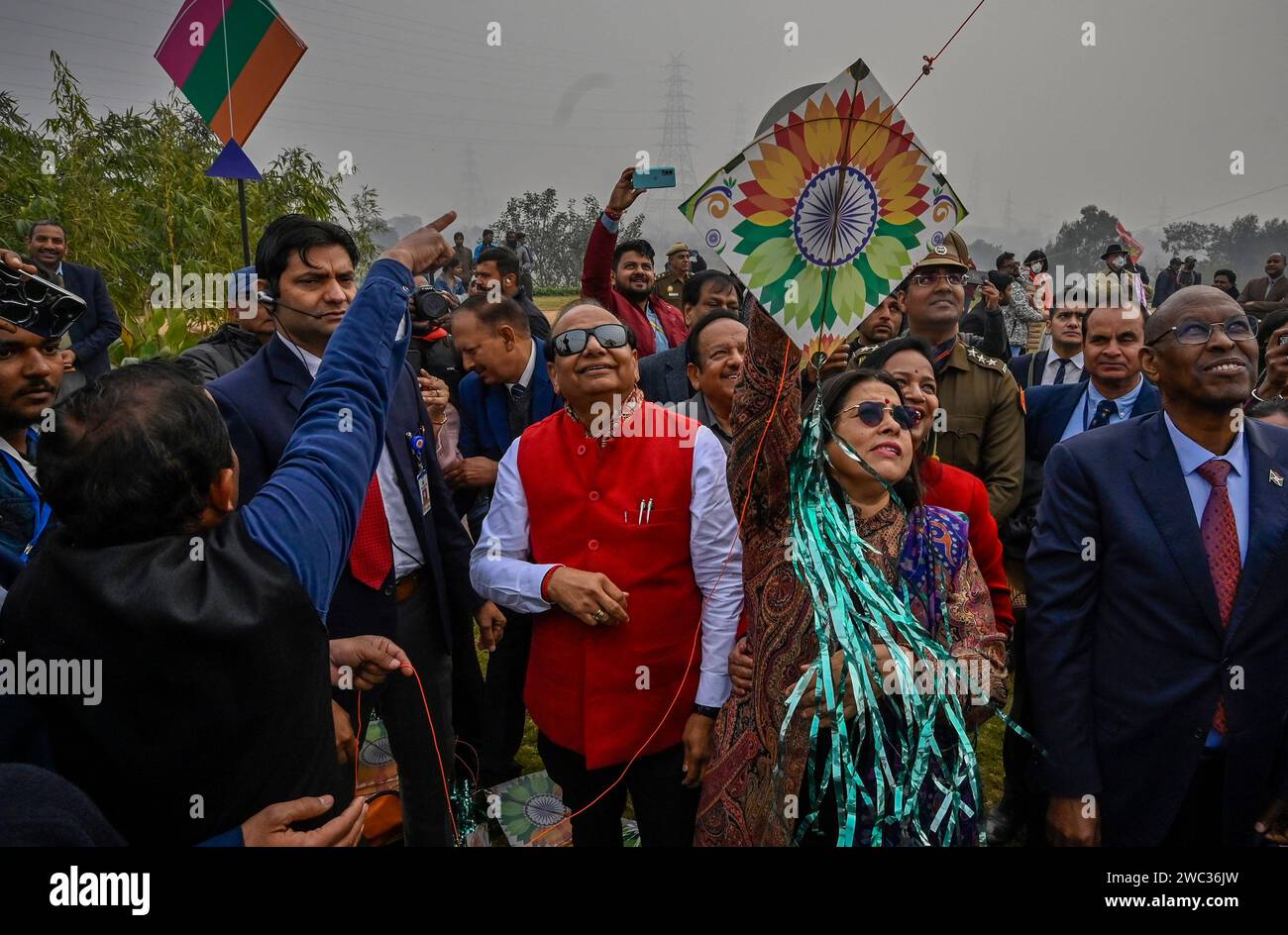 NEW DELHI, INDIA JANUARY 13 Delhi Lieutenant Governor VK Saxena with