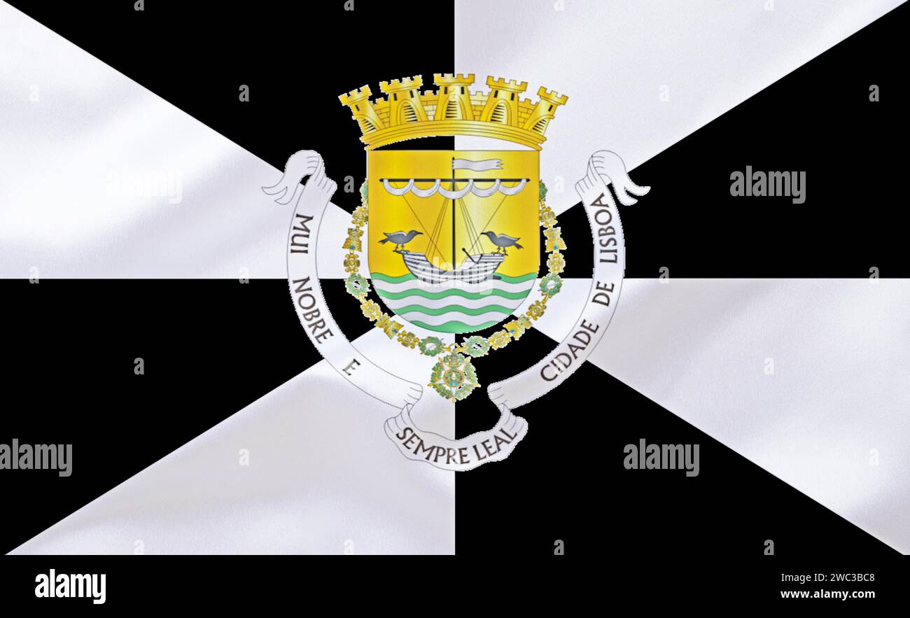 Flag Of Lisbon Hi res Stock Photography And Images Alamy