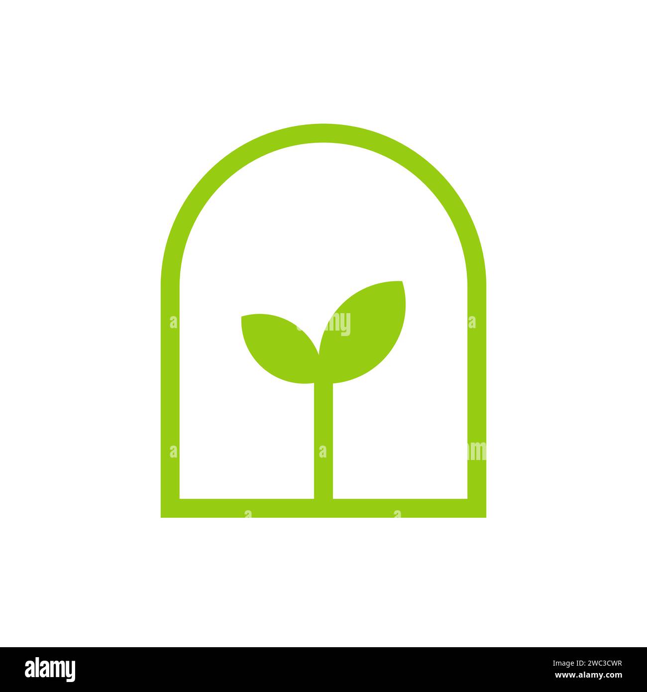 Greenhouse agriculture ecology Stock Vector Images - Alamy