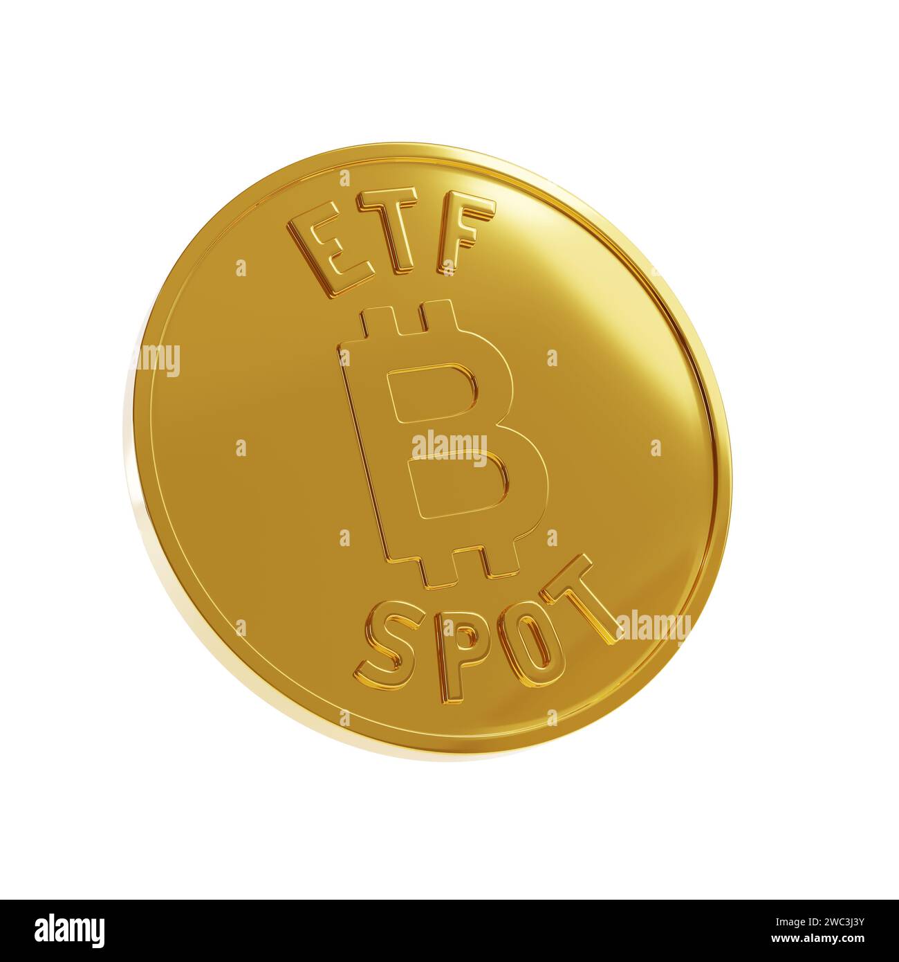 3d illustration bitcoin hi-res stock photography and images - Page 2 - Alamy