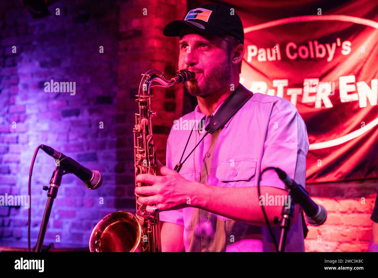 Leon Phal performs with his quintet at The Bitter End as part of French